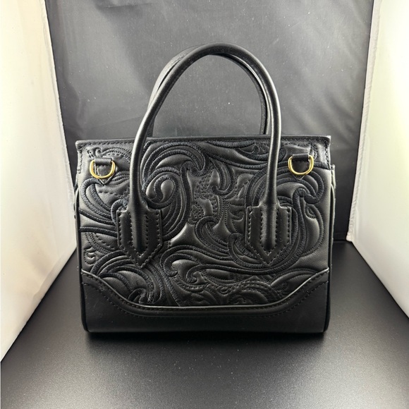 2019 Versace Black Palazzo Empire Crystal Baroque embellished Medusa Women's Bag - Picture 2 of 8